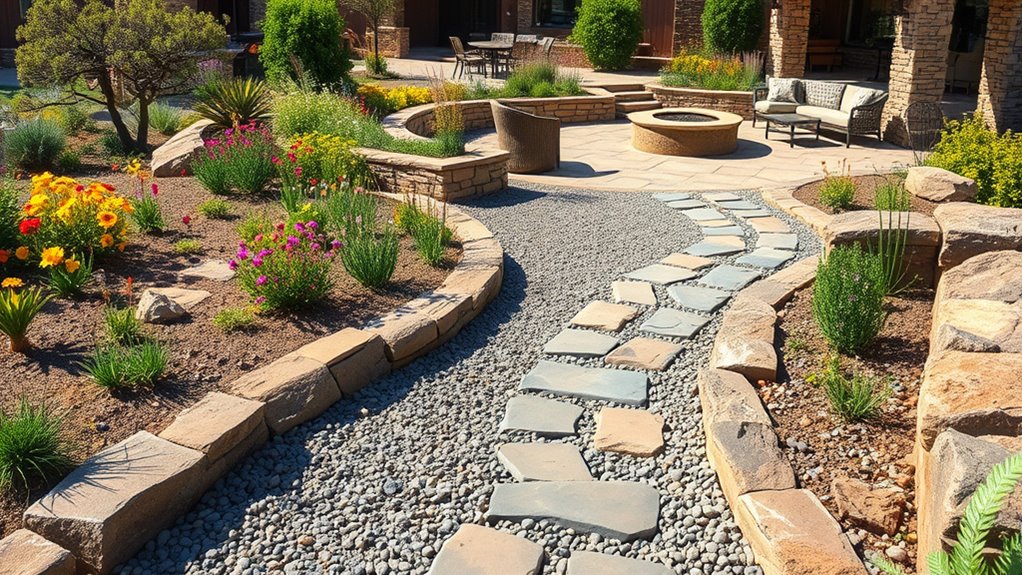 hardscaping for fire protection