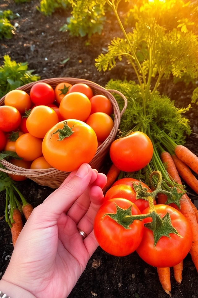 harvest for optimal freshness