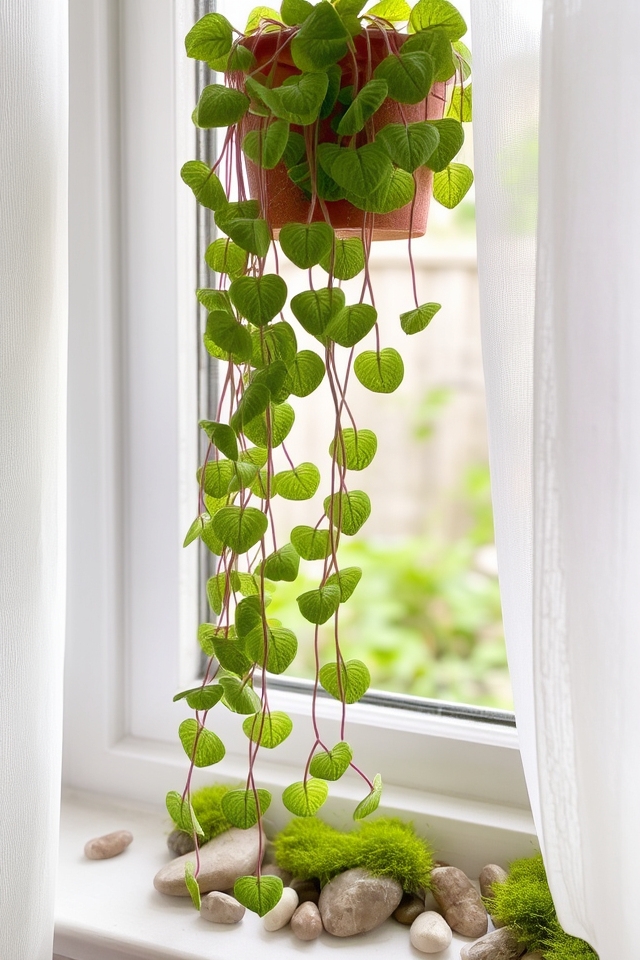 heart shaped trailing succulent elegance