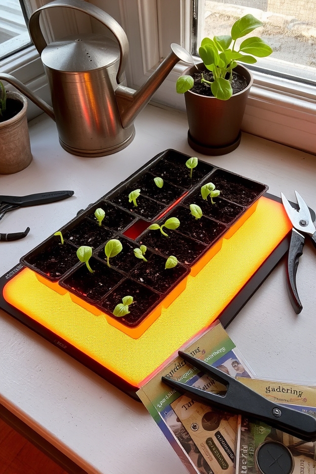 heat mats enhance seed growth