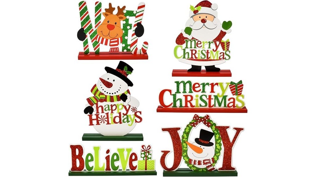holiday themed table decorations