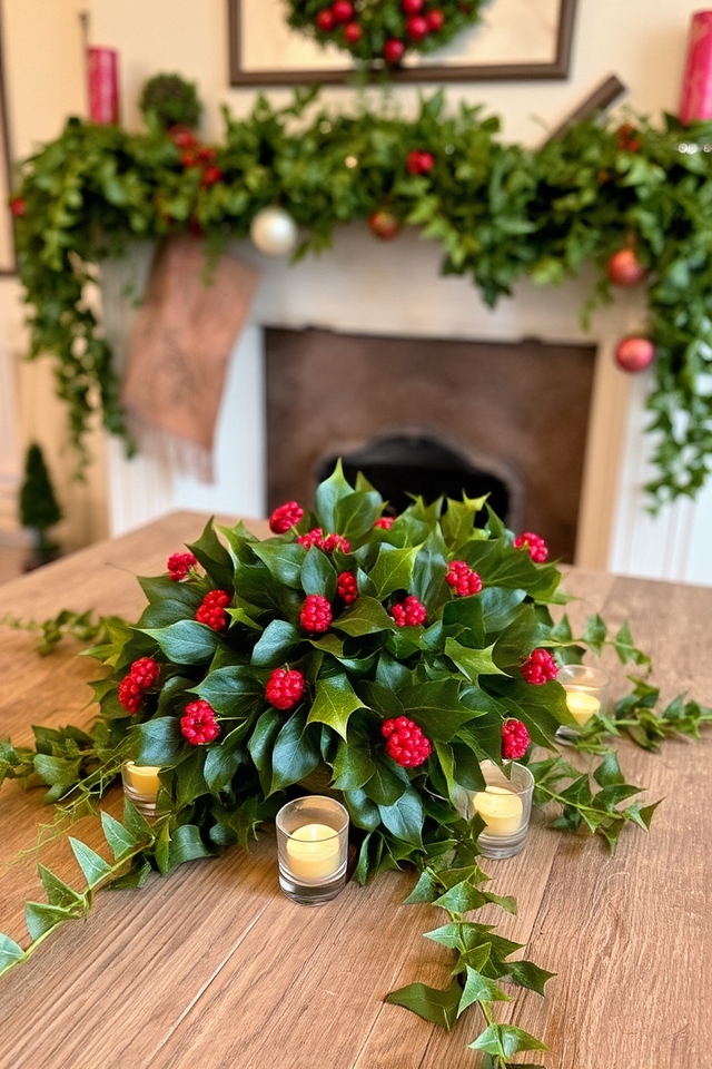 holly and ivy decorations