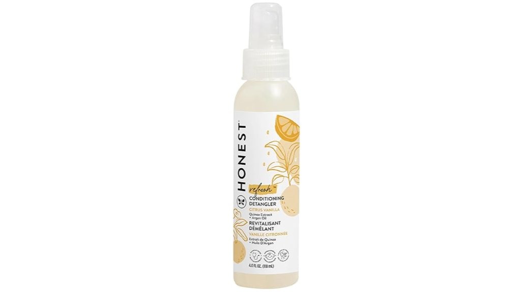 honest company hair detangler