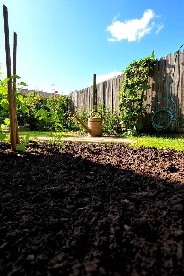 ideal vegetable garden location