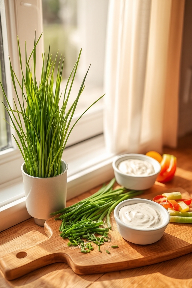 indoor chives for effortless flavor