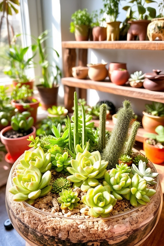indoor low maintenance greenery arrangement