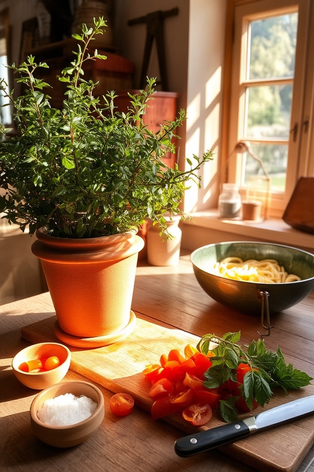 indoor oregano for italian cuisine