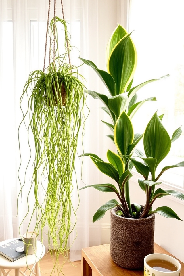 indoor plants improve air quality
