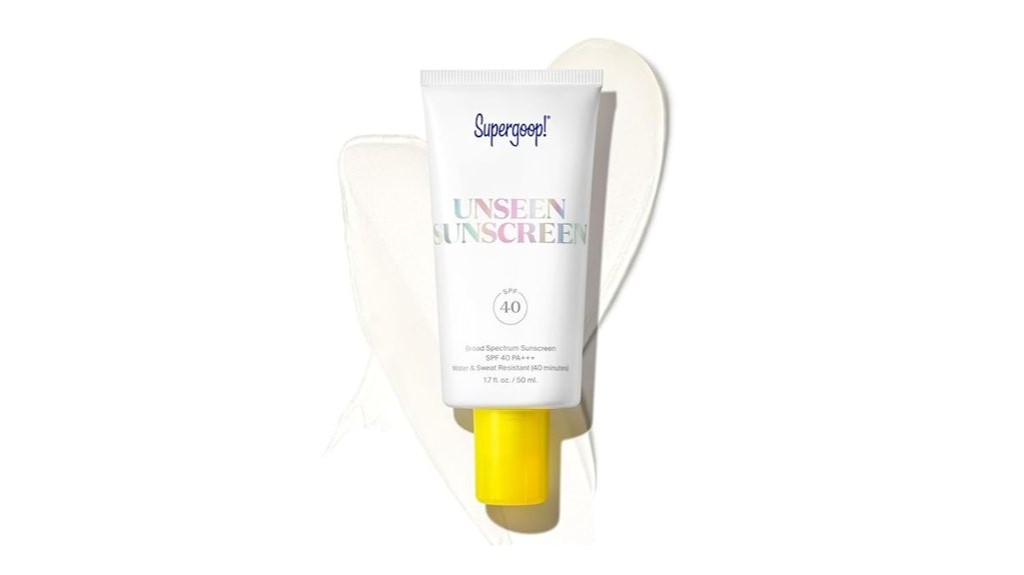 invisible sunscreen with spf