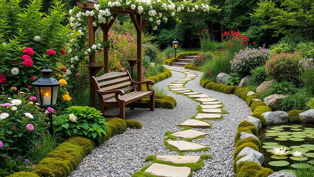 inviting exploratory garden pathways
