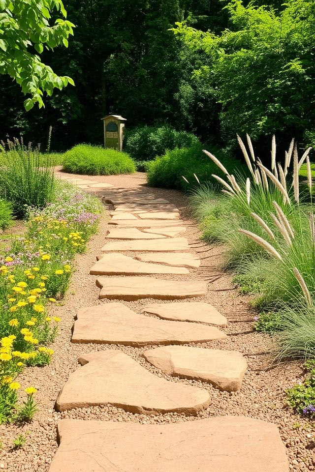 inviting garden pathway design