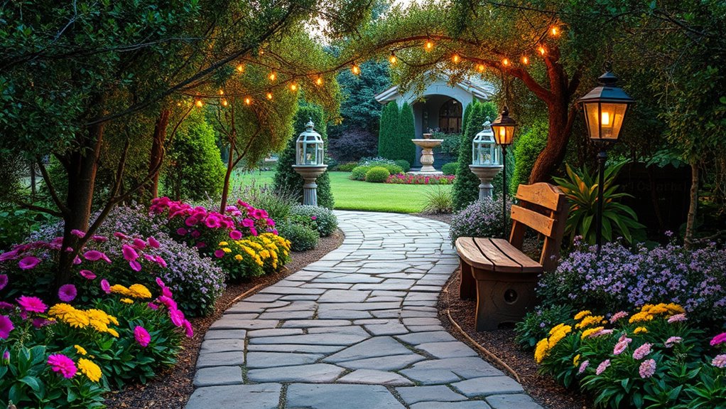 inviting garden pathway design