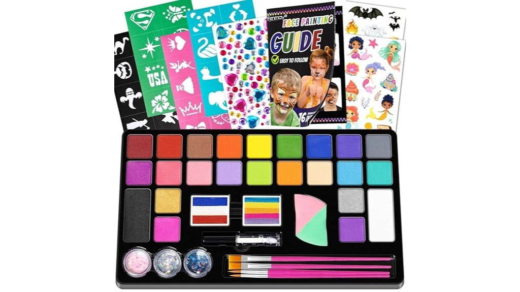 kids washable face paints