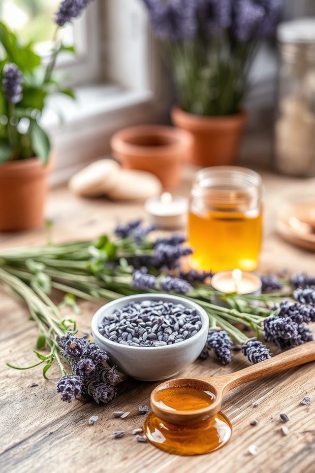 lavender promotes relaxation and beauty