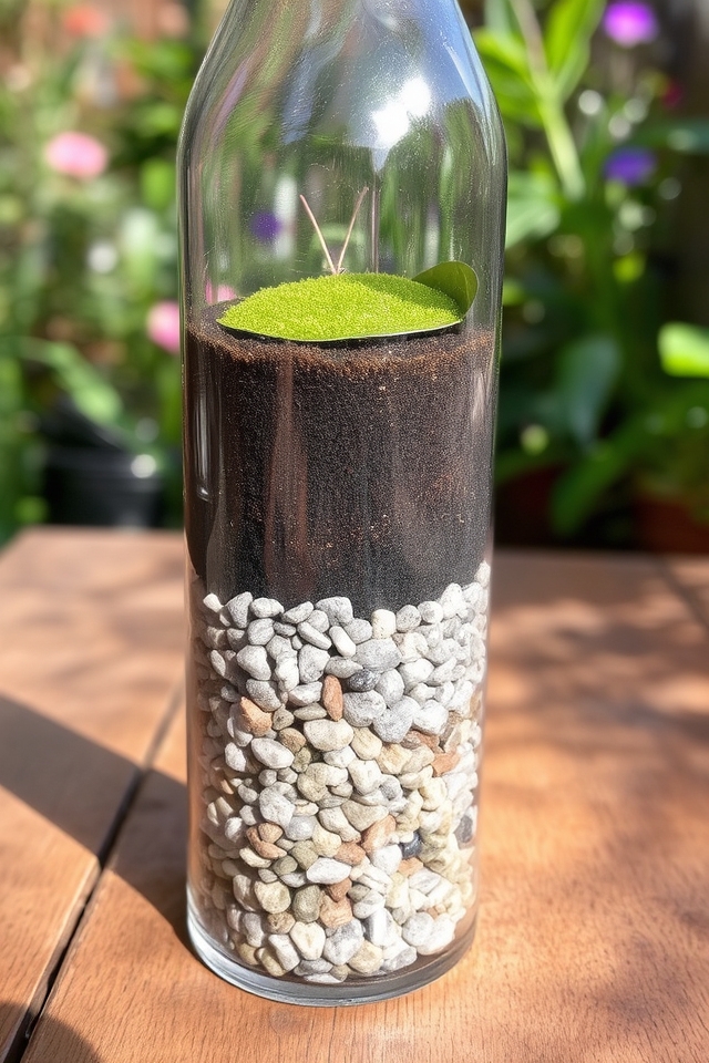 layered drainage for plants