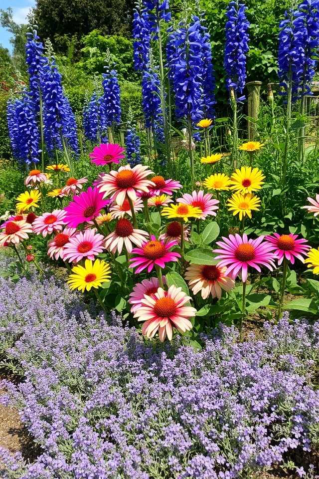 layered planting for depth