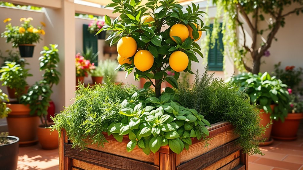 lemon herb garden synergy