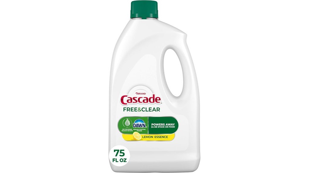 lemon scented dishwasher gel
