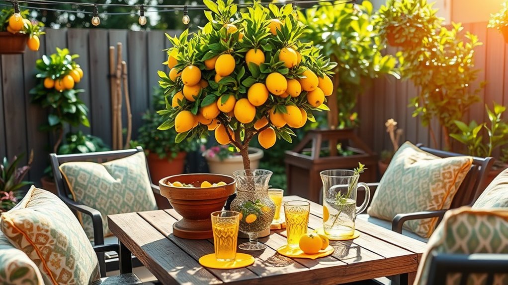 lemon tree patio bar