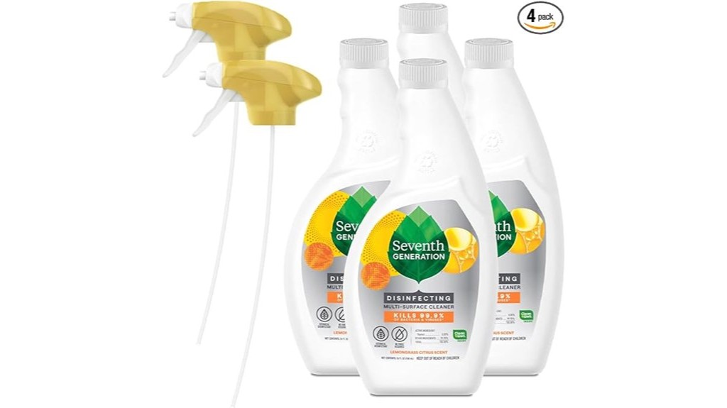 lemongrass citrus disinfectant cleaner