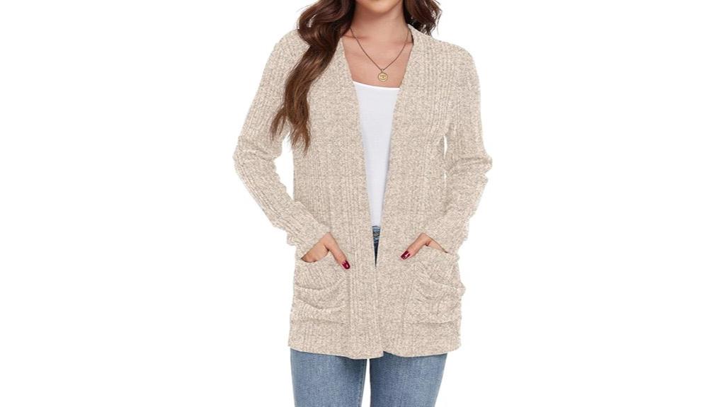 lightweight cardigan with pockets