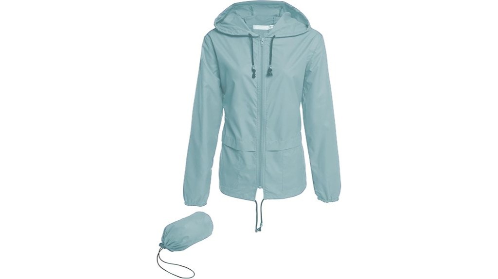 lightweight waterproof rain jacket