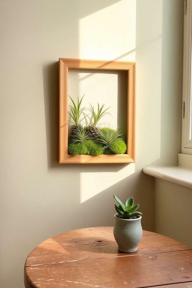 living art with plants