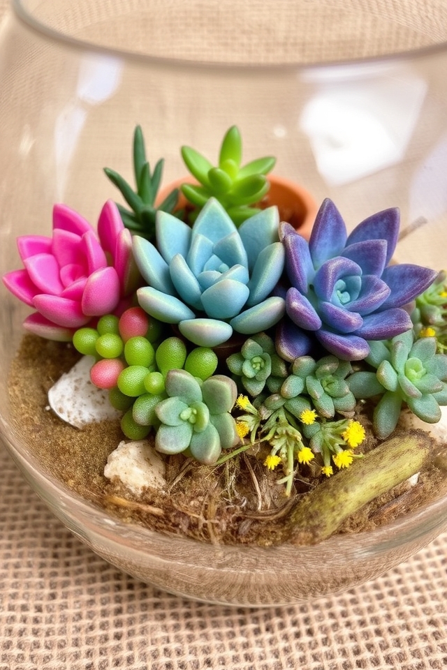 low maintenance compact succulent arrangements