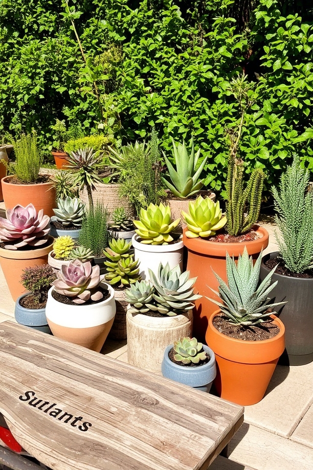 low maintenance succulent arrangements