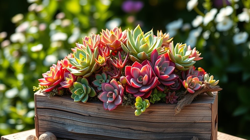 low maintenance succulent displays