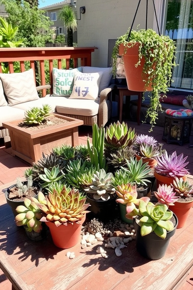 low maintenance succulent gardens