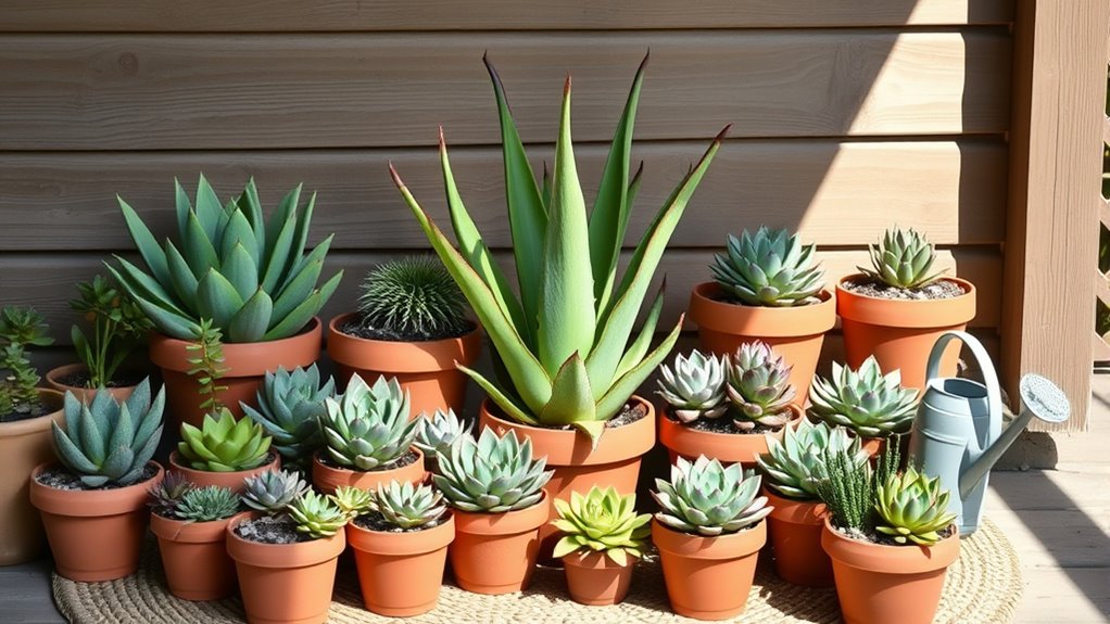 low maintenance succulent selection