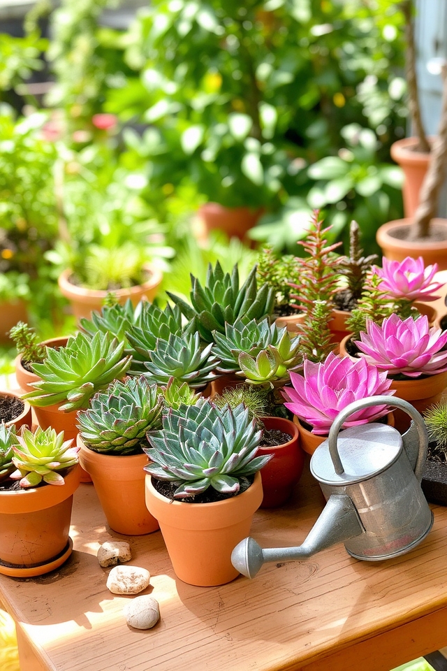 low maintenance vibrant outdoor display