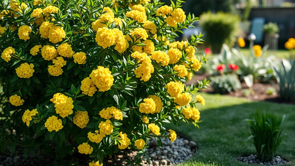 low maintenance vibrant shrub