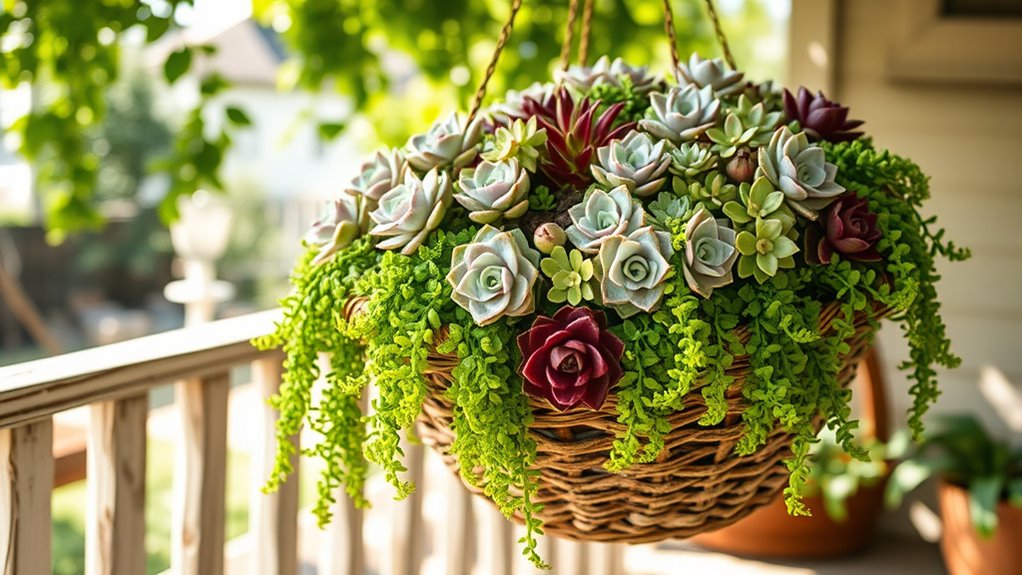 low maintenance vibrant succulents
