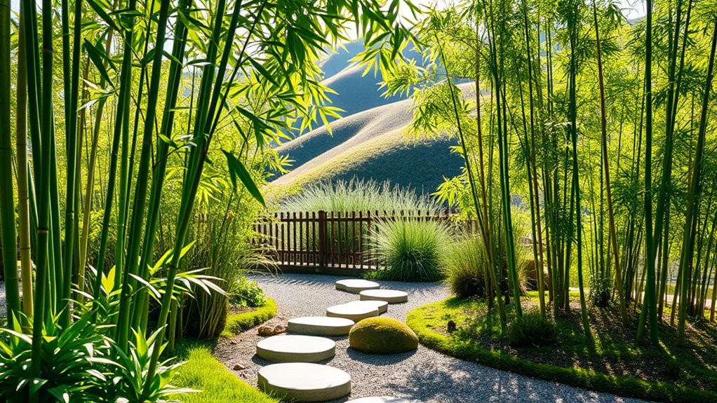 lush bamboo for tranquility
