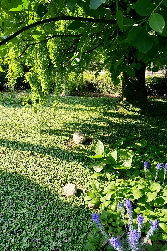 lush ground covers for shade
