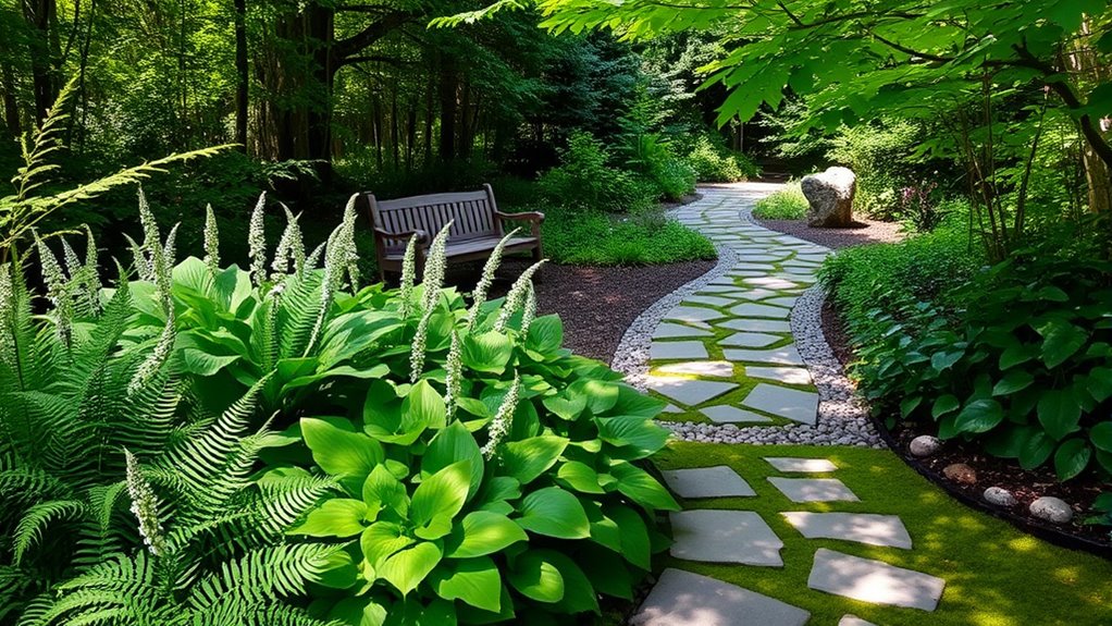 lush low light garden oasis