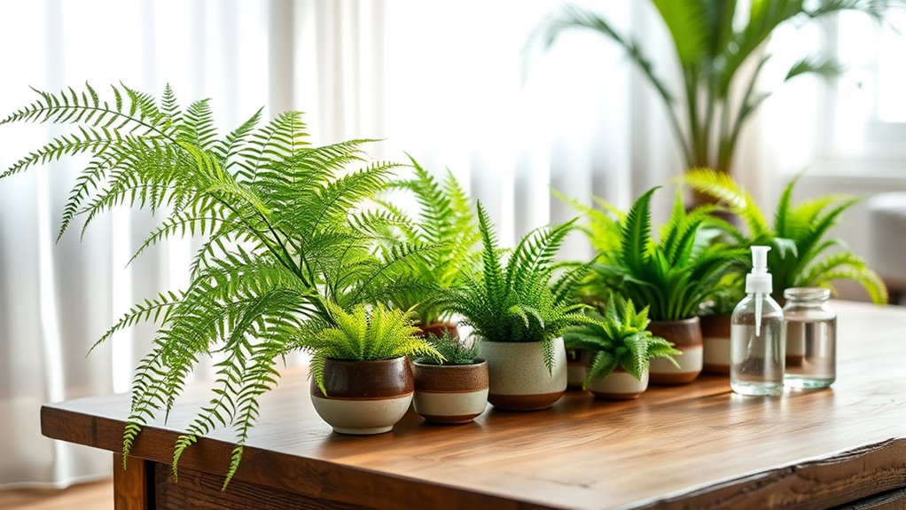 lush low maintenance lounge greenery