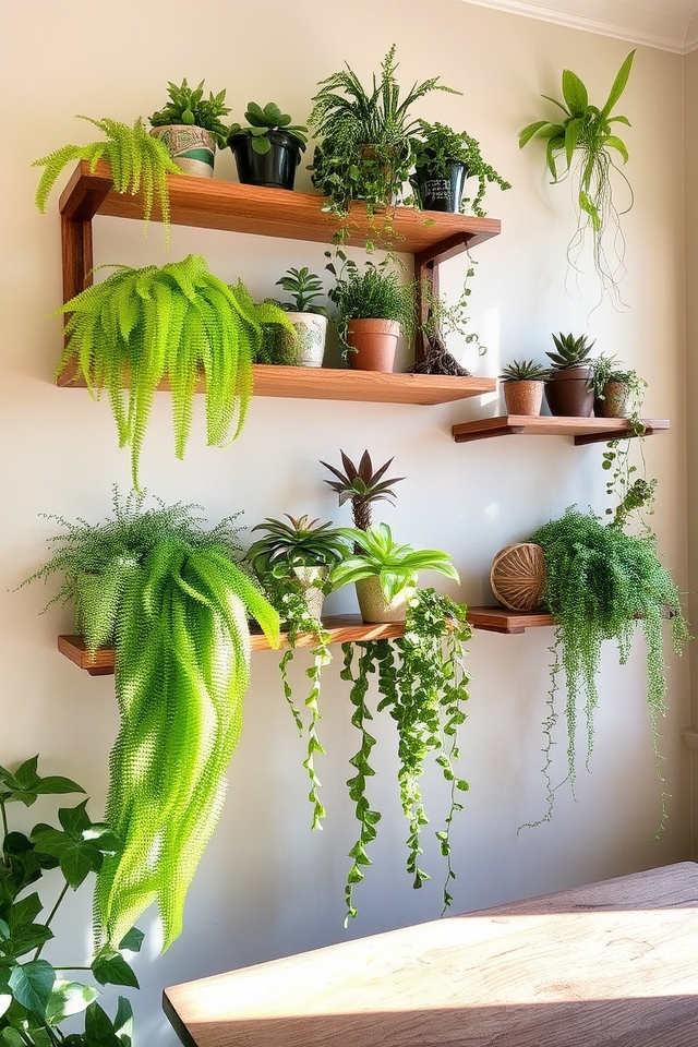 lush mixed greens display