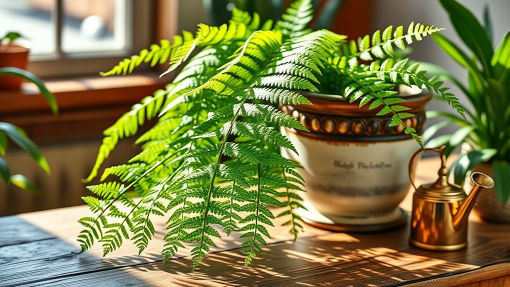 lush purifying indoor fern