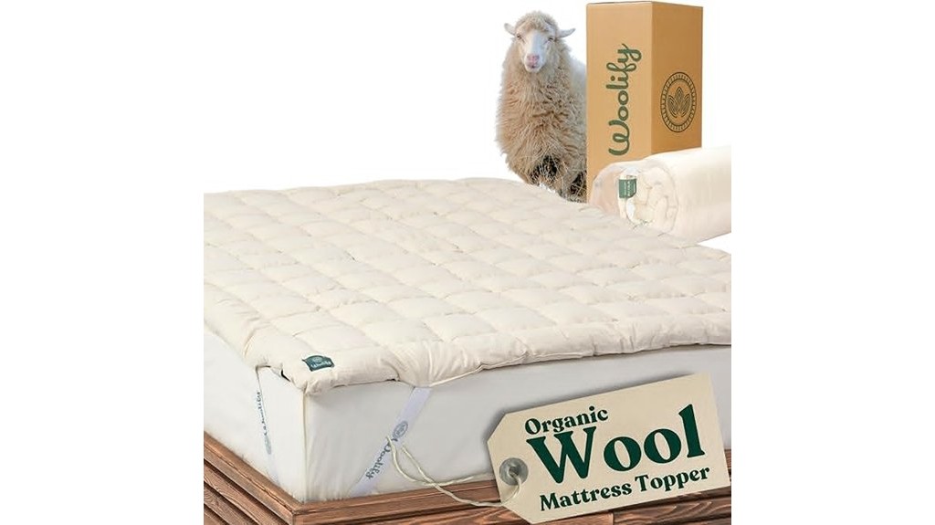 luxury organic wool topper