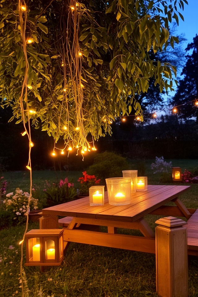 magical evening garden retreat