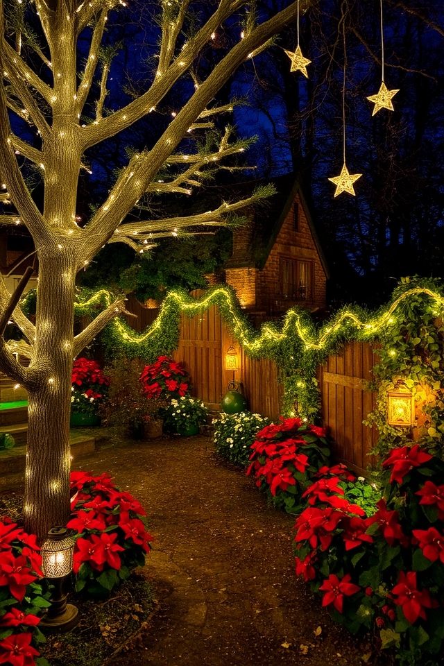 magical garden holiday lights