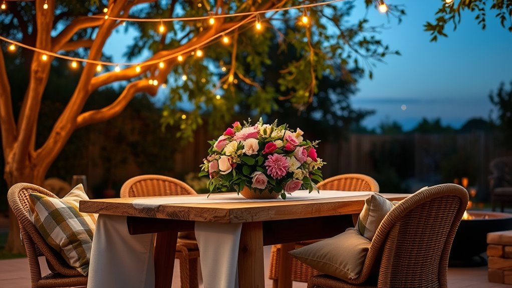 magical outdoor dining experience