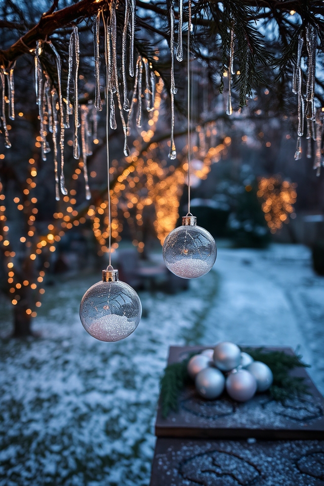 magical winter garden decorations
