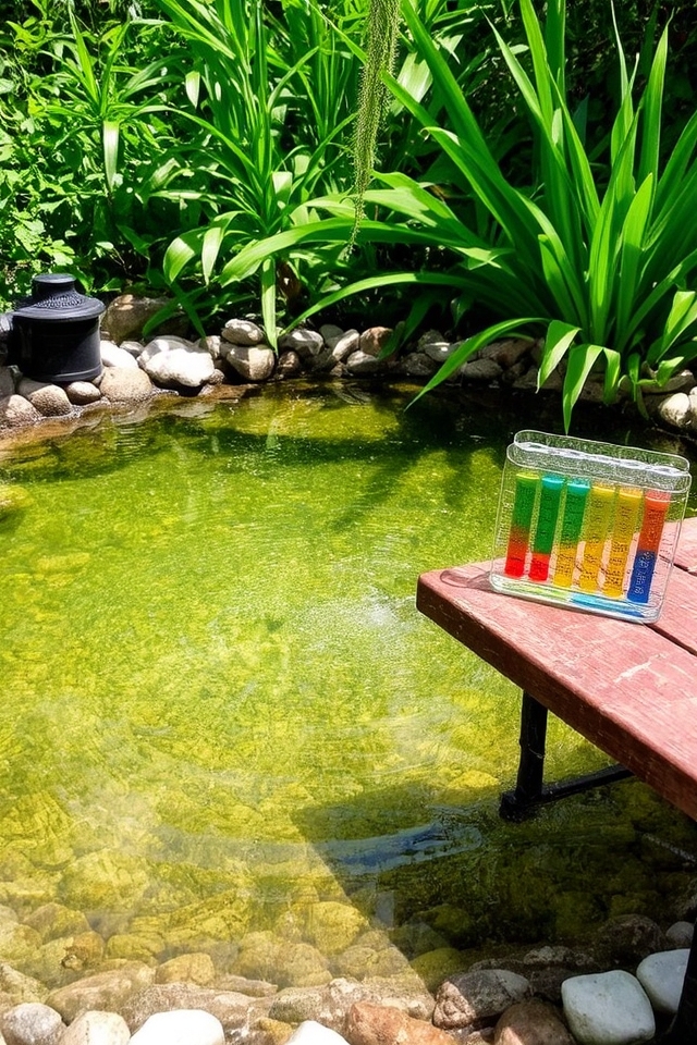 maintain balanced pond ecosystem