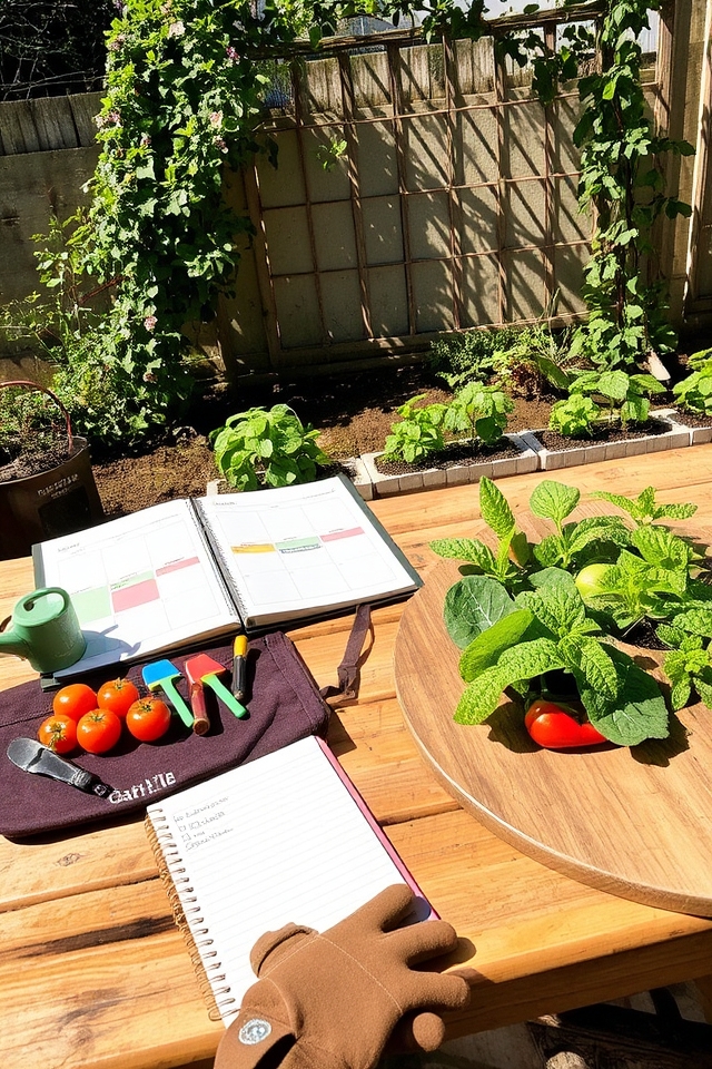 maintenance schedule for gardening