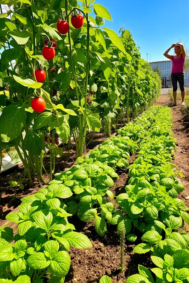 maximize garden sunlight access