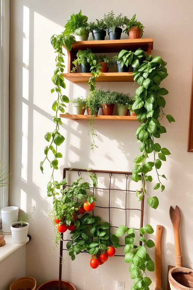 maximize indoor vertical gardening